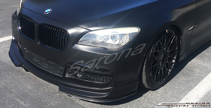 Custom BMW 7 Series  Sedan Front Lip/Splitter (2009 - 2015) - $590.00 (Part #BM-078-FA)